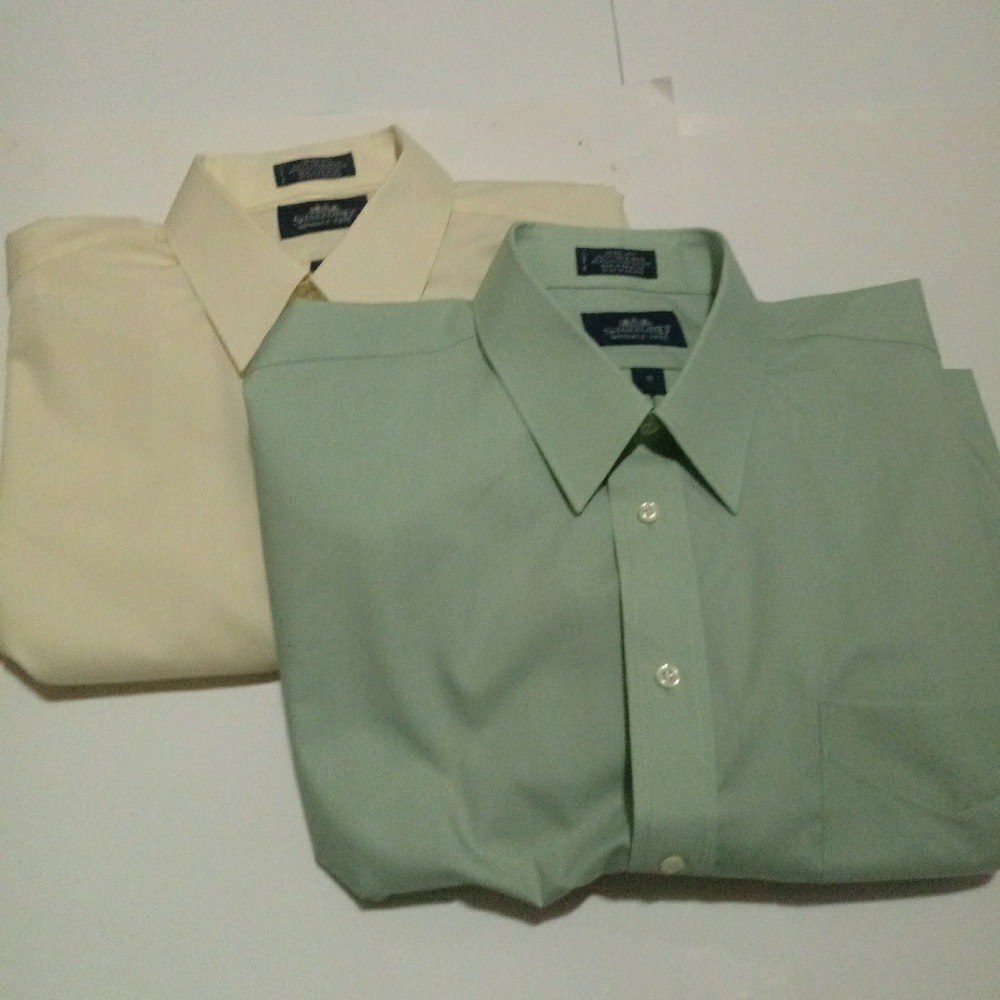 2 Stafford Wrinkle Free Short Sleeve Shirts 18